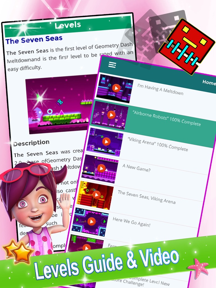 Guide for Geometry Dash Meltdown