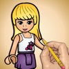 Drawing Lessons For Lego Friends Version