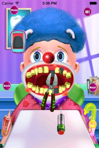 Clowns : dental games screenshot 2