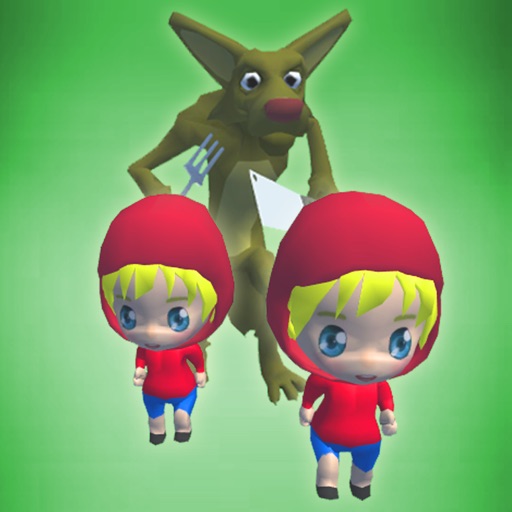 Little Red Cap Twins - Endless Double Runner Game Icon