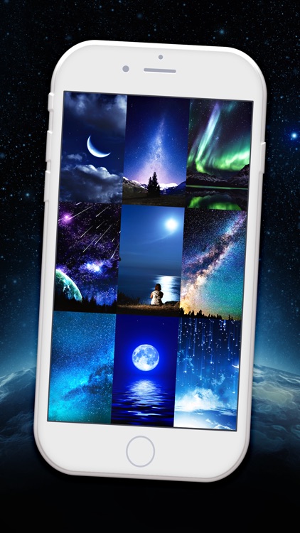 Night Sky Wallpaper Cool Hd Moon Star S Background For Home Or Lock Screen By Vesna Milicevic