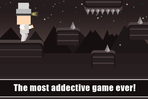 Happy Mr Jump Night Mode - Endless Arcade Running Game screenshot 3