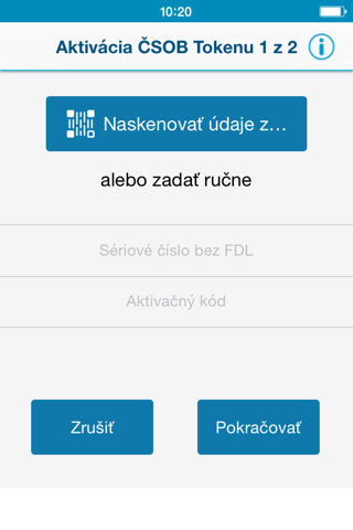 ČSOB Token pre mobil screenshot 2