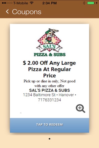 Sal's Pizza & Subs screenshot 3