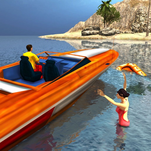 Beach Lifeguard Rescue 3D Icon