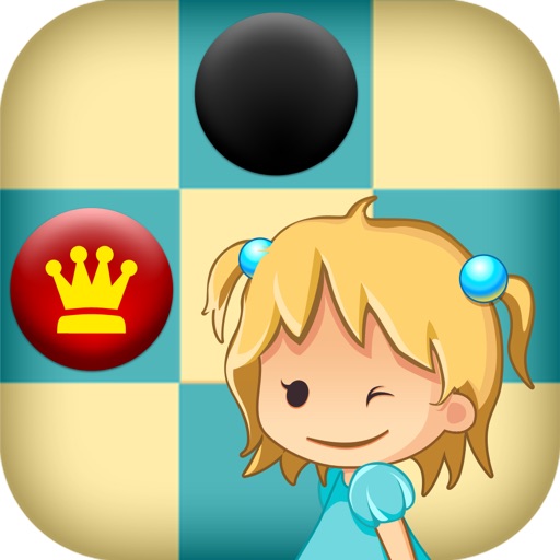 Checkers for Kids Icon