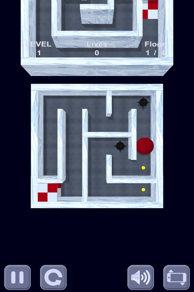 Ice cube. Labyrinth 3D screenshot 3