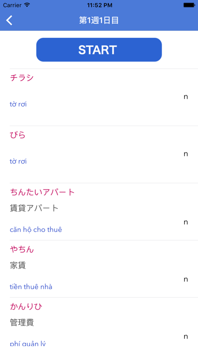 jlpt nihongo soumatome goi N3のおすすめ画像4