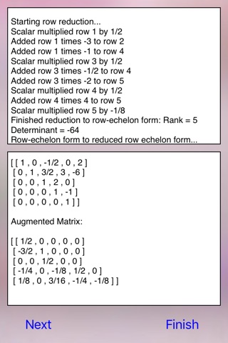 Touch Matrix Algebra PRO screenshot 3