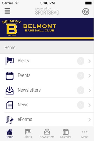 Belmont Baseball Club screenshot 2