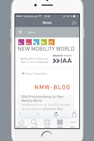 New Mobility World 2015 IAA screenshot 2