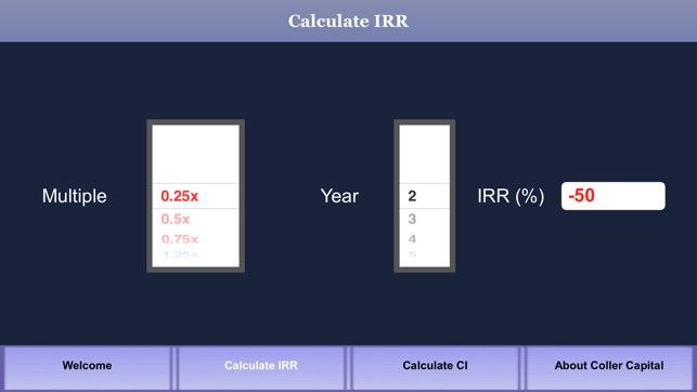 Coller Capital IRR Calculator App(圖4)-速報App