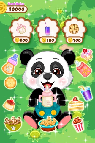 Cute panda - Pet feeding Dressup develop game screenshot 2