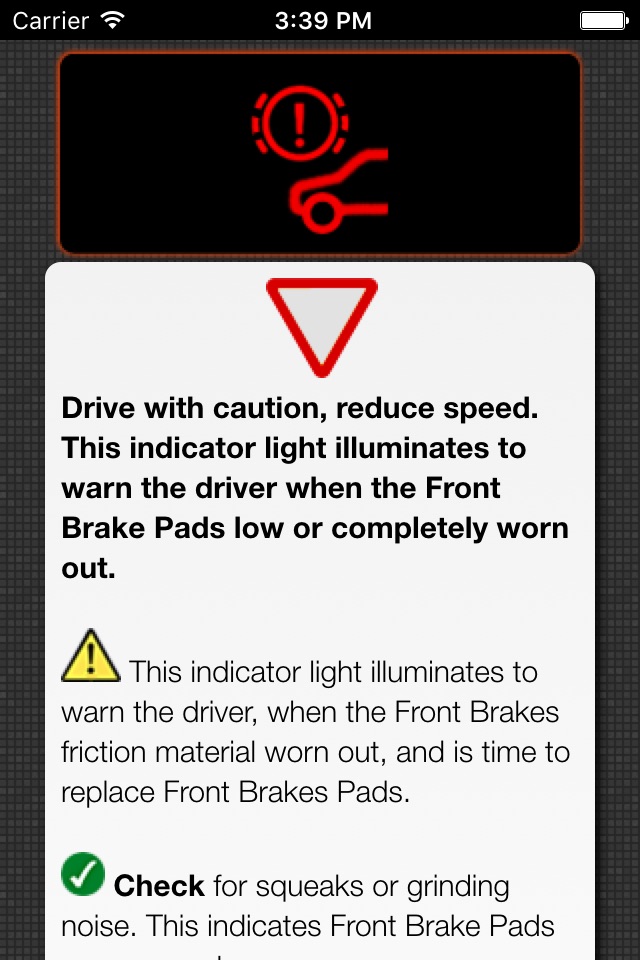 App for BMW Warning Lights & Car Problems screenshot 3