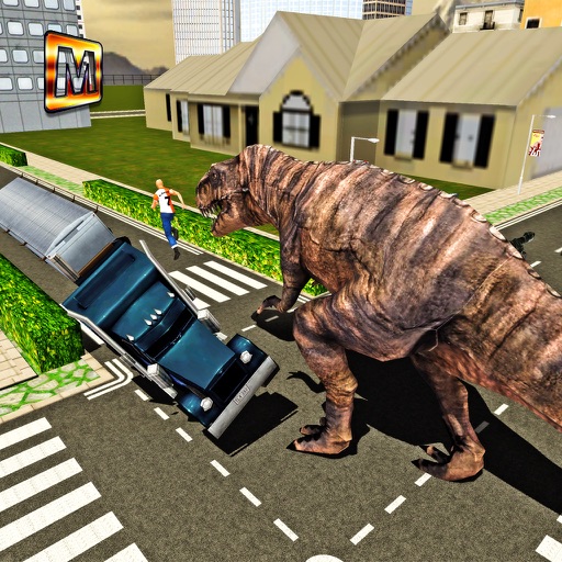 Jurassic Dinosaur: City Rampage [And, iOS] – T-rex / Humans