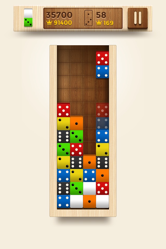 Domino Fit - 10/10 Merged Blocks (Dominoes puzzle games) screenshot 2