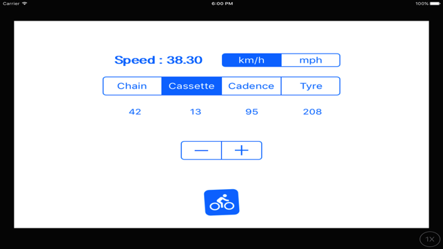 BikeShiftGears - what's your speed when 