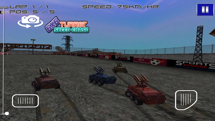 6X6 Turret Speed Chase screenshot-4