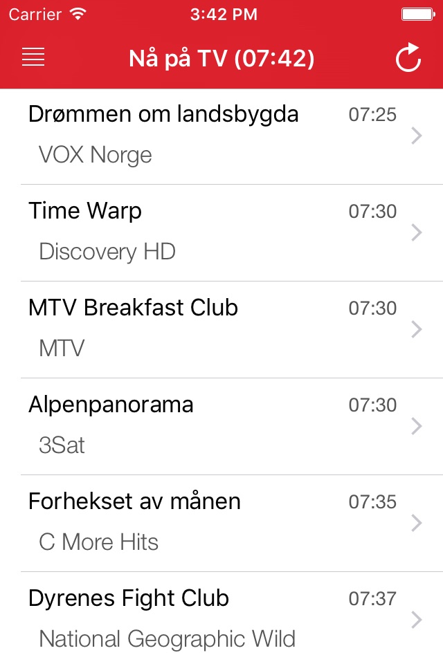 Norsk TV Guide screenshot 4