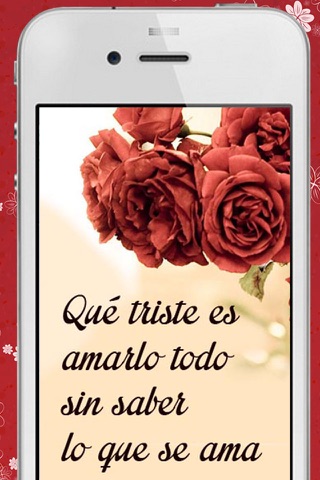 Love quotes in spanish  Romantic pictures with messages to conquer - Premium screenshot 4