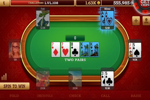 Poker - Multiplayer Texas Holdem screenshot 2