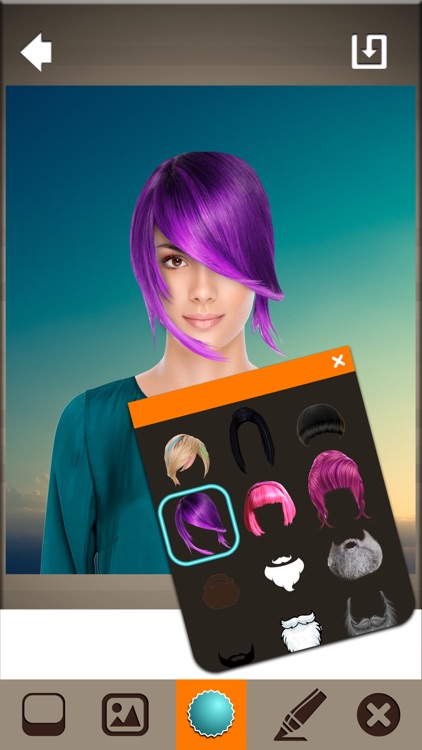 Hairstyles & Barber Shop – Try Hair Styles or Cool Beard in Picture Editor for Virtual Makeover screenshot-3