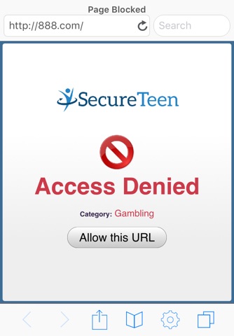 SecureTeen Safe Browser screenshot 4