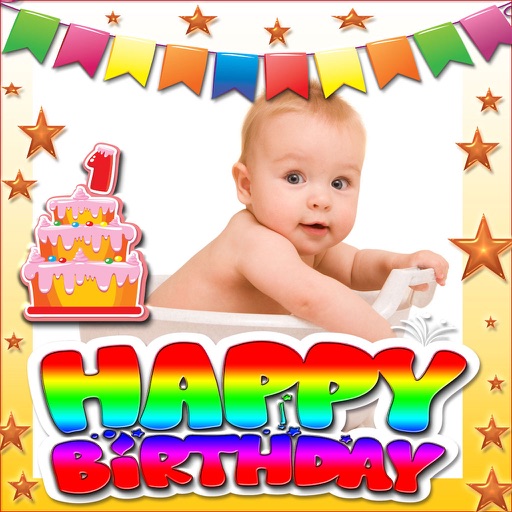 Birthday Photo Frames and Stickers