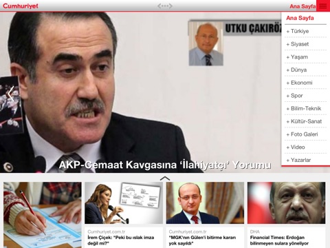 Cumhuriyet Gazetesi for iPad screenshot 2