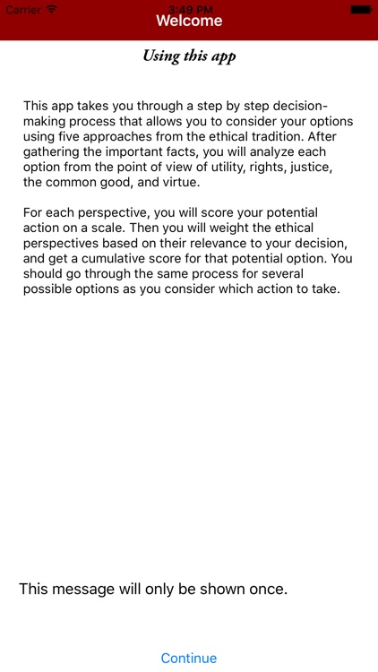 Ethical Decision Making