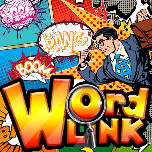 Words Link : Cartoon Comics and Superheroes Search Puzzles Game Pro with Friends icon