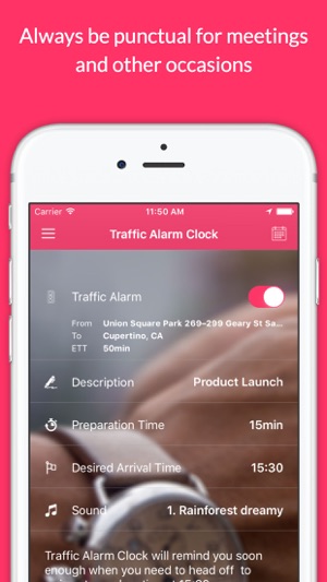 Traffic Alarm Clock - Always Punctual(圖1)-速報App