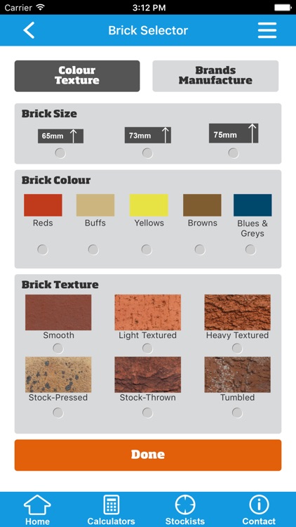 Forterra UK brick and block selector