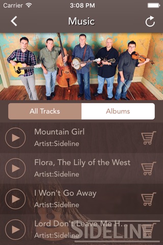 Sideline Bluegrass screenshot 2