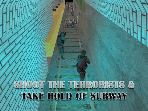 3D Subway Terrorist Attack & Army Shooter Games screenshot 2