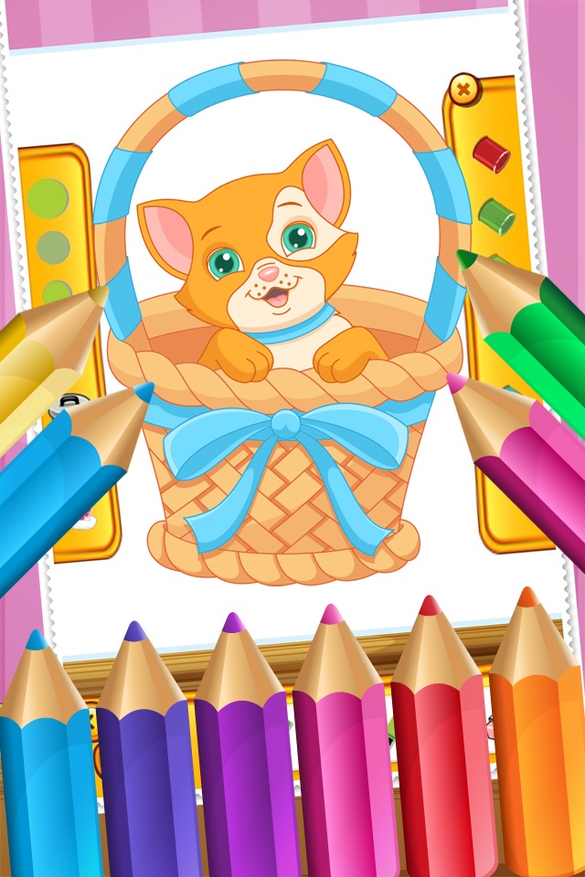 Cat Coloring Book Paint and Drawing for Kid Games screenshot 2