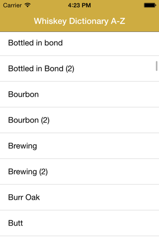 Whiskey Glossary A-Z screenshot 3