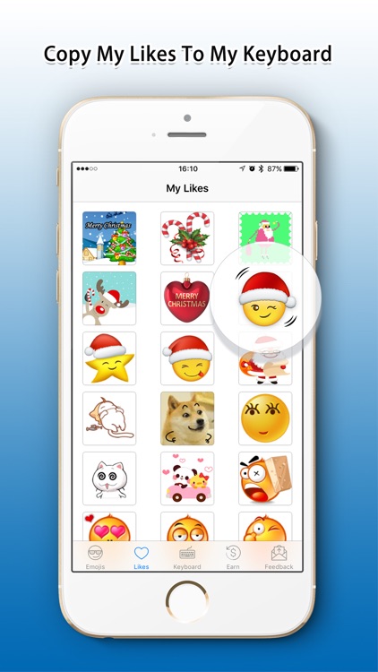 Emoji Added - Sticker with Christmas,Santa,Holiday screenshot-3