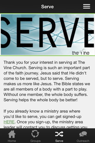 The Vine Church - Georgia screenshot 3
