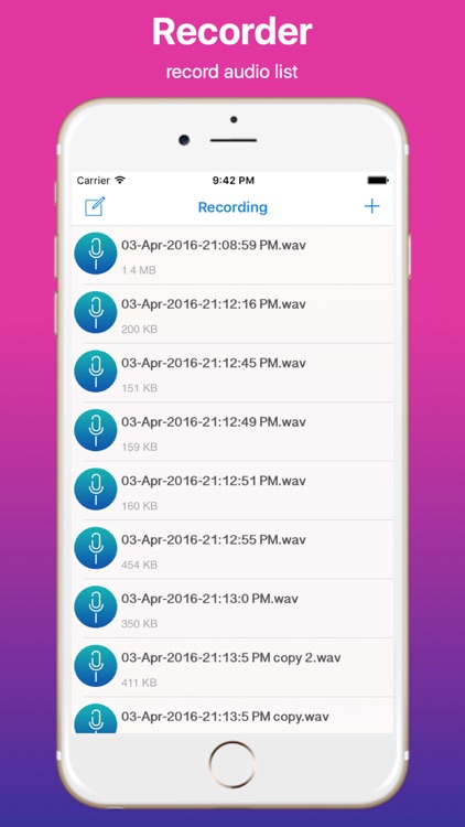 Unlimited Voice iRecorder