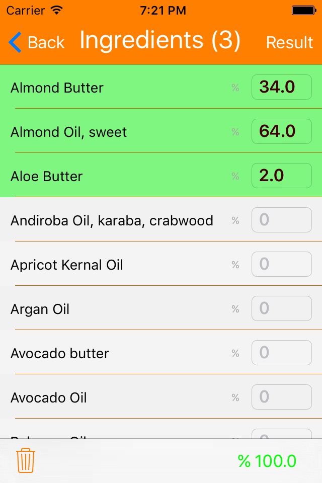 Soap calc PRO screenshot 2