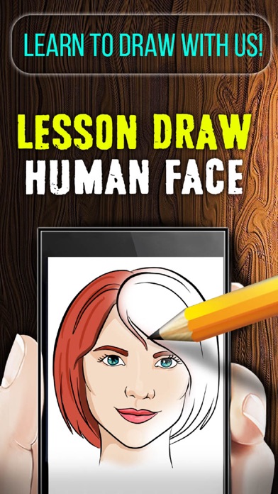 How to cancel & delete Lesson Draw Human Face from iphone & ipad 1