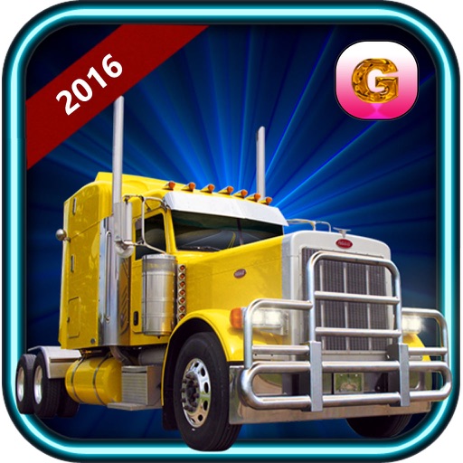 Truck Driver Simulator 2016 - Log cargo transporter truck 4x4 offroad parking game icon