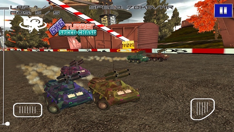 6X6 Turret Speed Chase screenshot-3