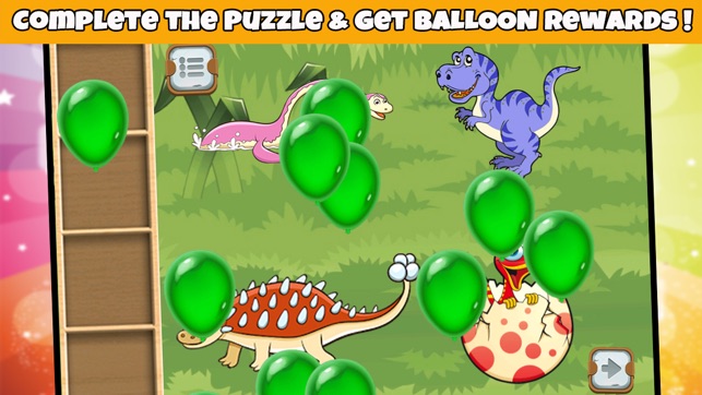 Dinosaurs Shapes Puzzle Games For Kids(圖5)-速報App