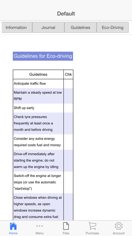 Driving Log Book