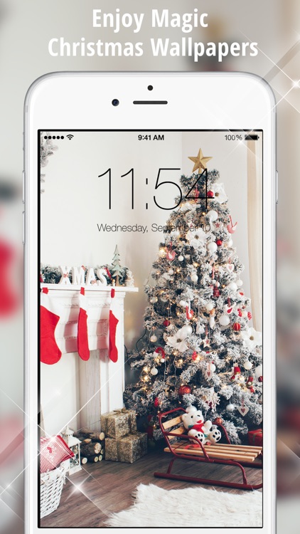 Xmas Themes for iOS 9 - Magic Christmas Wallpapers with Santa Claus & New Year