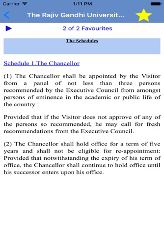 The Rajiv Gandhi University Act 2006 screenshot 3
