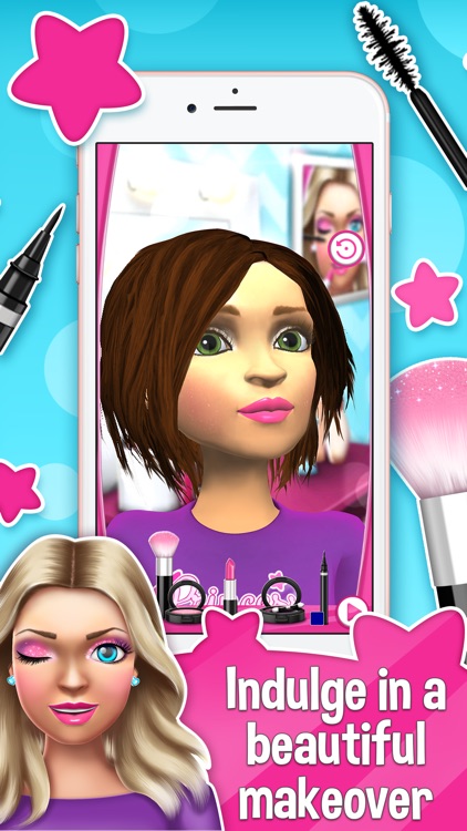 Princess Make Up Salon Games 3D: Create Fashion Makeover Looks for Superstar Models