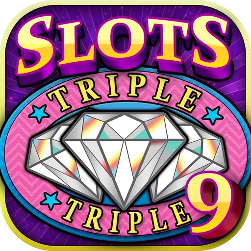 Triple Slots 9 Paylines - FREE Classic Diamond Slot Machine Icon